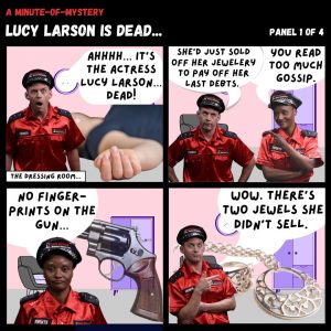 Minute of Mystery - Lucy Larson is dead...