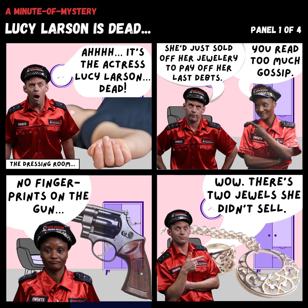 Minute of Mystery - Lucy Larson is dead...