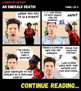 Minute of Mystery - An Emerald Death!