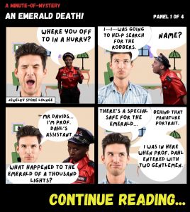 Minute of Mystery - An Emerald Death!