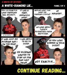 Minute of Mystery - A Diamond-White Lie...