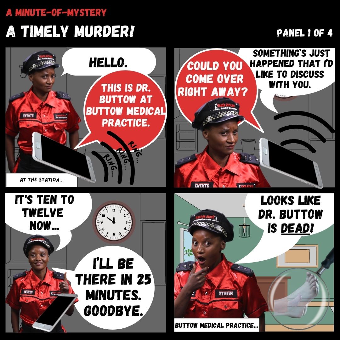 Minute of Mystery - A Timely Murder!