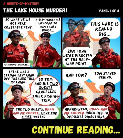 Minute-Of-Mystery | The Lake House Murder!