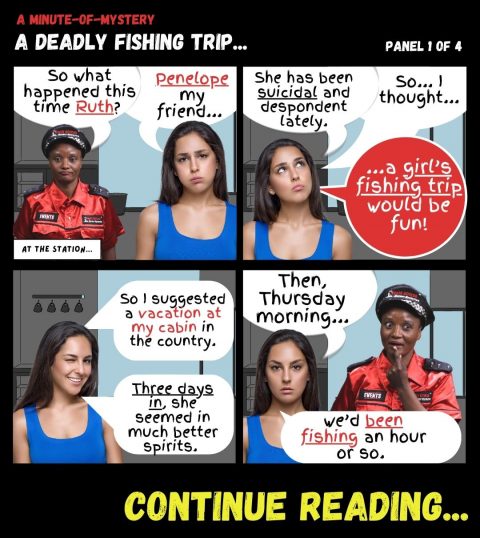 Minute-Of-Mystery | A Deadly Fishing Trip...