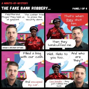 Minute-Of-Mystery | The Fake Bank Robbery...