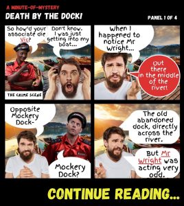 Minute-Of-Mystery | Death by the Dock!