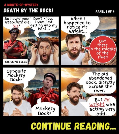 Minute-Of-Mystery | Death by the Dock!
