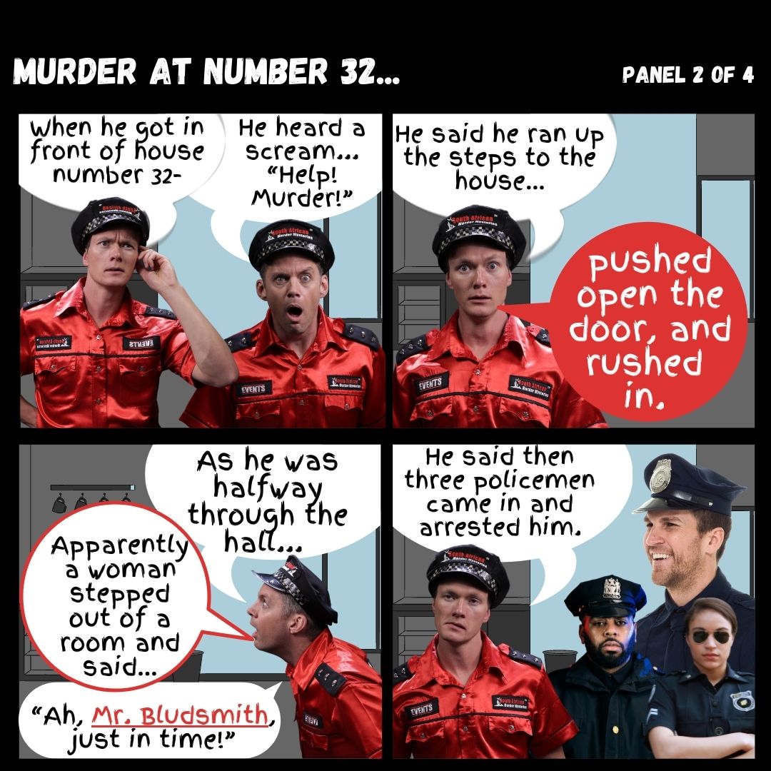 Minute-Of-Mystery | Murder at Number 32… - South African Murder Mysteries