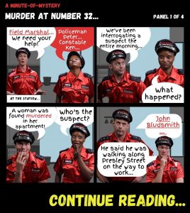 Minute-Of-Mystery | Murder at Number 32…