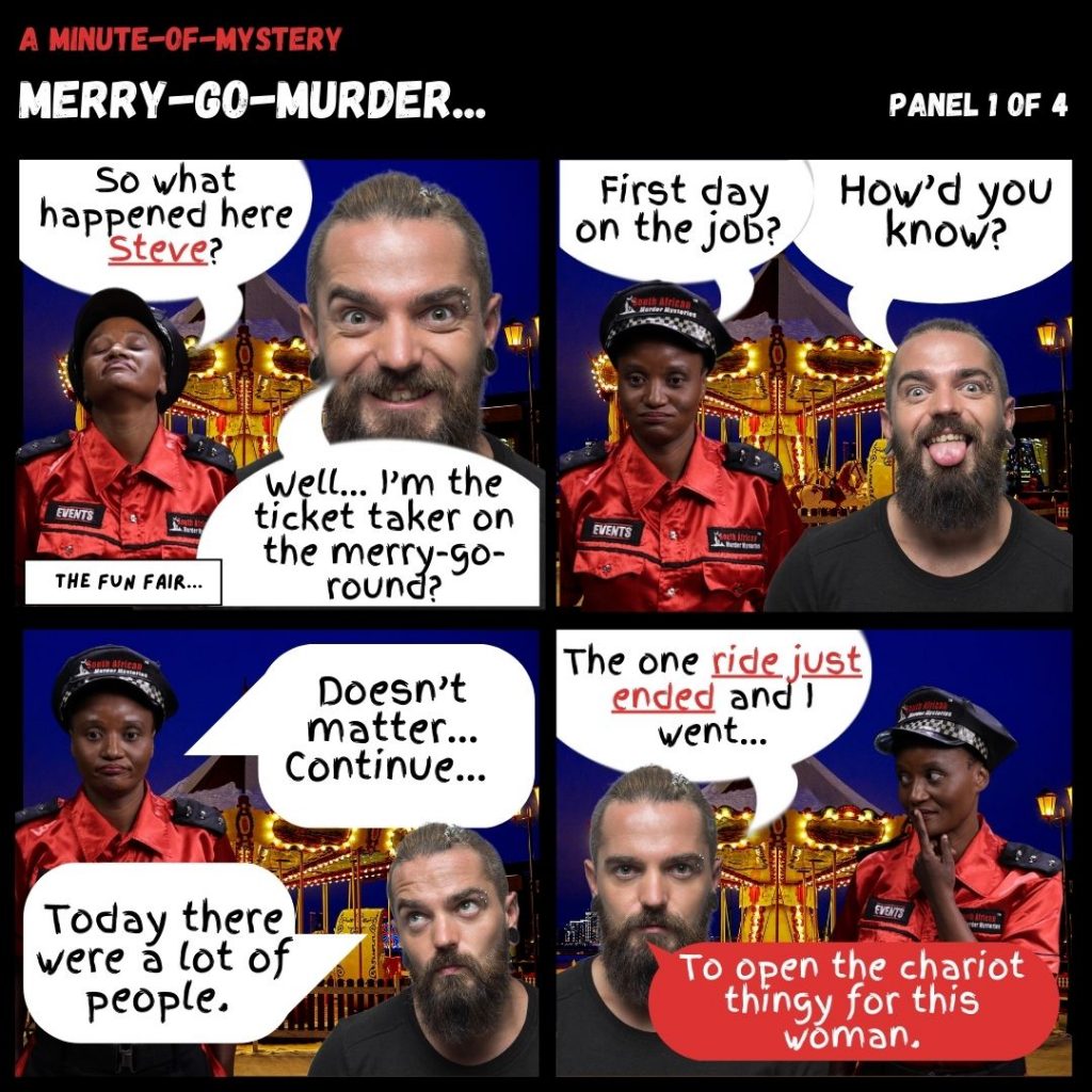 MinuteOfMystery MerryGoMurder... South African Murder Mysteries