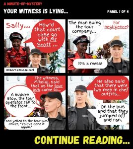 Minute-Of-Mystery | Your Witness is Lying...