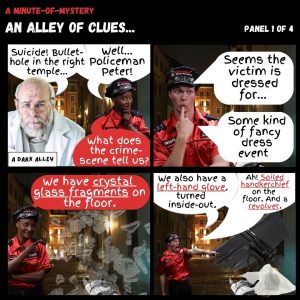 Minute-Of-Mystery | An Alley Of Clues...