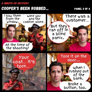 Minute-Of-Mystery | Cooper's Been Robbed
