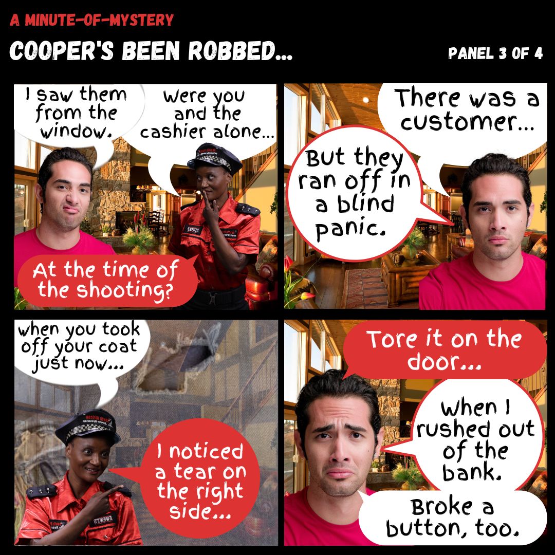 Minute-Of-Mystery | Cooper's Been Robbed