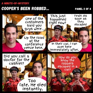 Minute-Of-Mystery | Cooper's Been Robbed