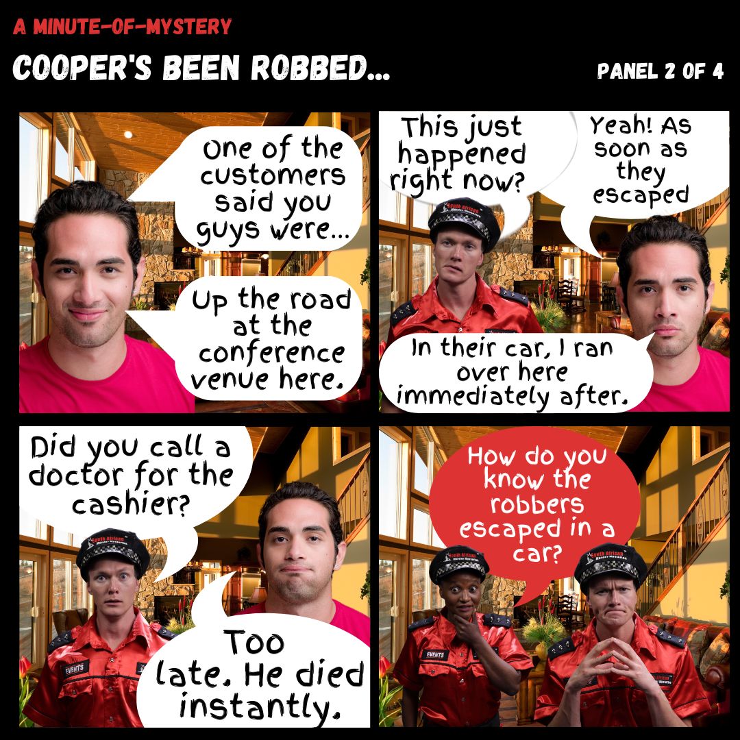 Minute-Of-Mystery | Cooper's Been Robbed