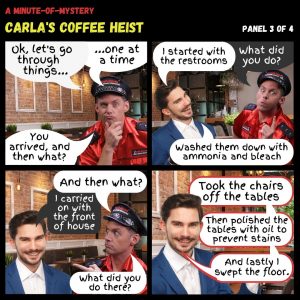 Minute-Of-Mystery | Carla's Coffee Heist