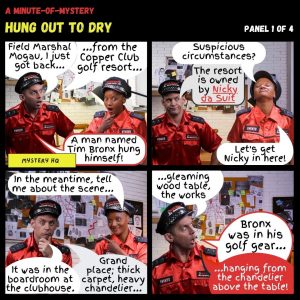 Minute-Of-Mystery | Hung Out To Dry