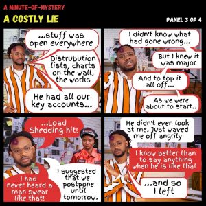 Minute-Of-Mystery | A Costly Lie