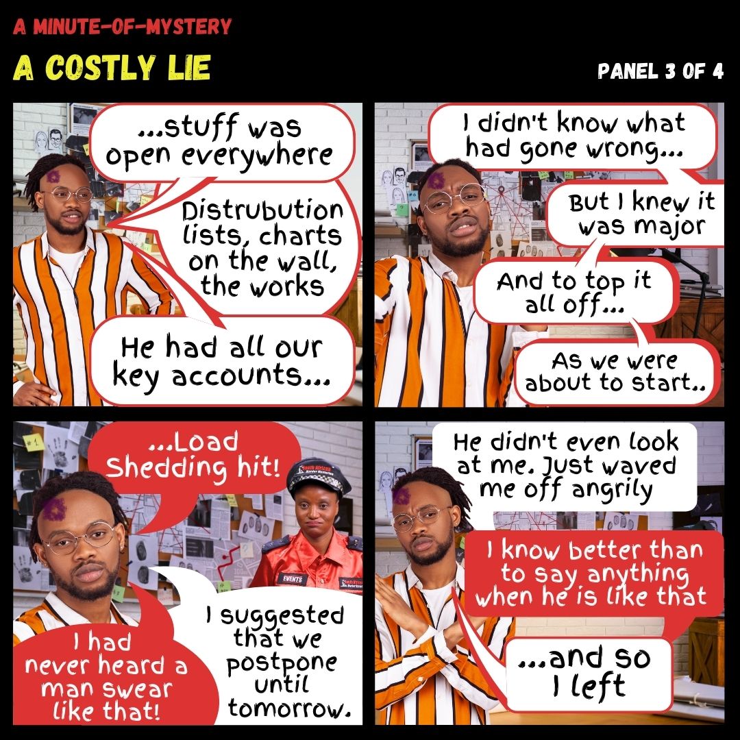 Minute-Of-Mystery | A Costly Lie