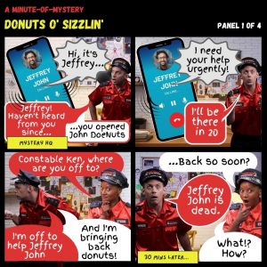 Minute-Of-Mystery | Donuts O' Sizzlin'
