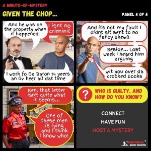 Minute-of-Mystery | Given The Chop...