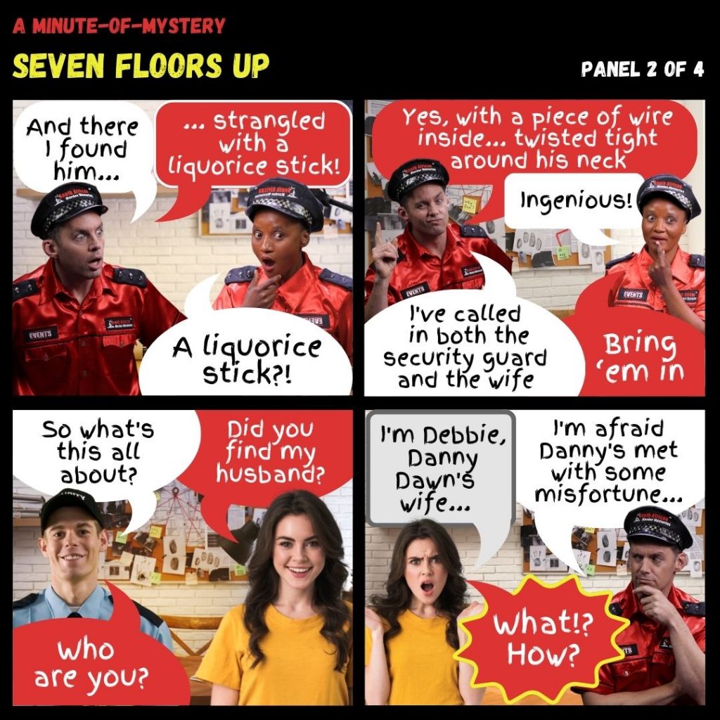 MinuteofMystery Seven Floors Up South African Murder Mysteries