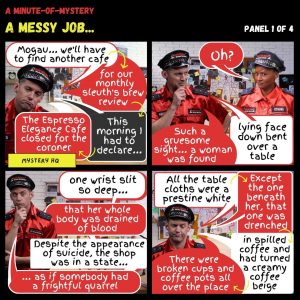 Minute-of-Mystery | A Messy Job...