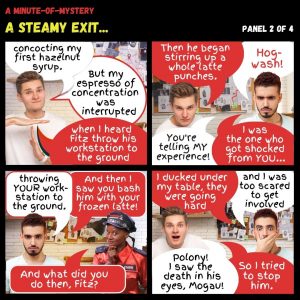 Minute-of-Mystery | A Steamy Exit...