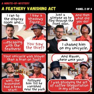 Minute-of-Mystery | A Feathery Vanishing Act