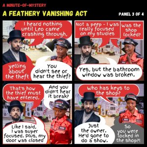 Minute-of-Mystery | A Feathery Vanishing Act
