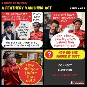 Minute-of-Mystery | A Feathery Vanishing Act